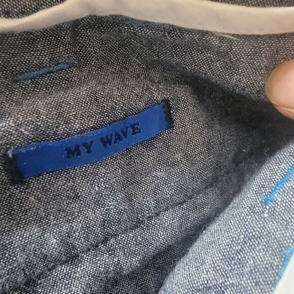 Superdry Men's "My Wave" Hawaiian Print Shorts. Size 36. - Picture 8 of 11